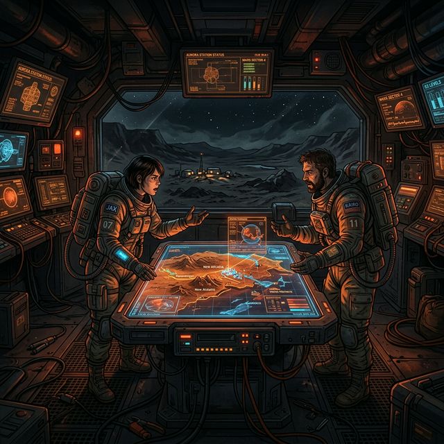 Atlas Negotiation Scene